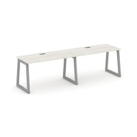 Style Project Fusion SN-5T1.ORS-023 (Дуб наварра/Серый) Рабочая станция односторонняя