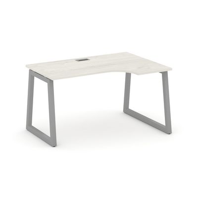 Style Project Fusion SN-5T1.SPA-002(R) (Дуб наварра/Серый) Стол рабочий эргономичный