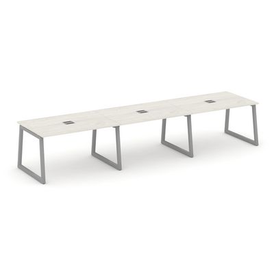 Style Project Fusion SN-5T1.SPRG-023 (Дуб наварра/Серый) Стол переговорный