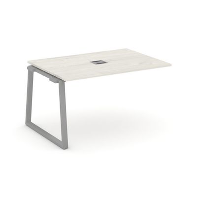 Style Project Fusion SN-6T1.NSPRG-002 (Дуб наварра/Серый) Проходной наборный элемент переговорного стола