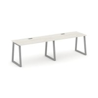 Style Project Fusion SN-6T1.ORS-023 (Дуб наварра/Серый) Рабочая станция односторонняя