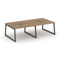 Style Project Fusion SN-5T1.DRS-053 (Дуб табак/Антрацит) Рабочая станция двухсторонняя