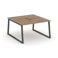 Style Project Fusion SN-6T1.DRS-012 (Дуб табак/Антрацит) Рабочая станция двухсторонняя