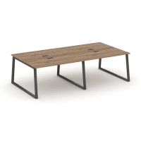 Style Project Fusion SN-6T1.DRS-034 (Дуб табак/Антрацит) Рабочая станция двухсторонняя