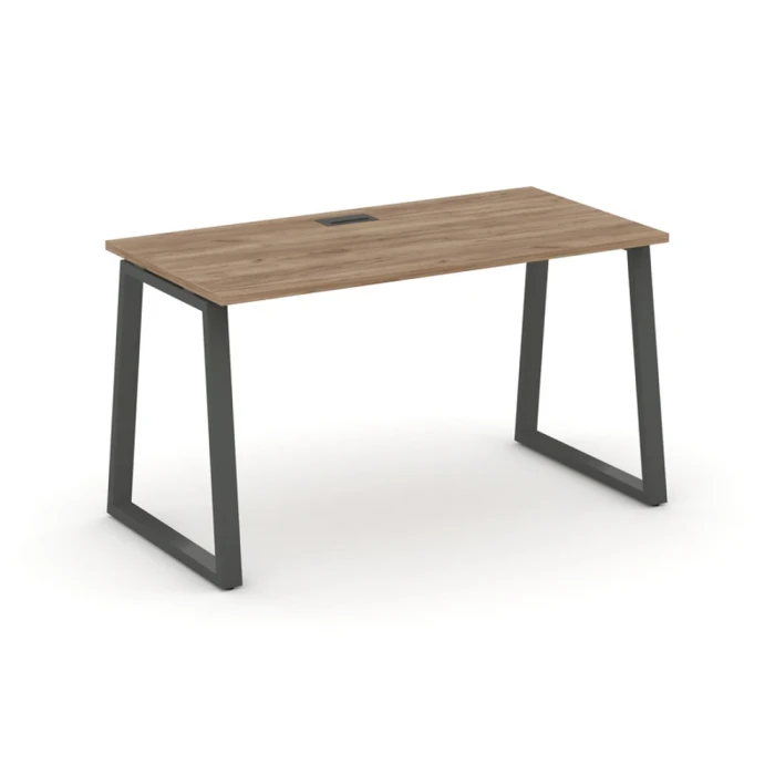 SN-6T1.SP-012 Стол прямой, дуб табак, антрацит