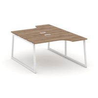 Style Project Fusion SN-4T1.DRPA-021 (Дуб табак/Белый) Рабочая станция эргономичная