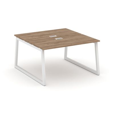 Style Project Fusion SN-5T1.DRS-012 (Дуб табак/Белый) Рабочая станция двухсторонняя