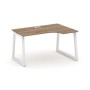 Style Project Fusion SN-5T1.SPA-002(R) (Дуб табак/Белый) Стол рабочий эргономичный