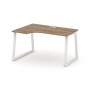 Style Project Fusion SN-6T1.SPA-021(L) (Дуб табак/Белый) Стол рабочий эргономичный