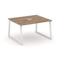 Style Project Fusion SN-6T1.SPRG-034 (Дуб табак/Белый) Стол переговорный