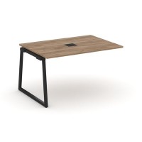 Style Project Fusion SN-4T1.NSPRG-002 (Дуб табак/Черный) Проходной наборный элемент переговорного стола