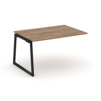 Style Project Fusion SN-4T1.NSPRG-004.3 (Дуб табак/Черный) Проходной наборный элемент переговорного стола