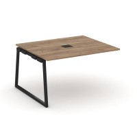 Style Project Fusion SN-4T1.NSPRG-032 (Дуб табак/Черный) Проходной наборный элемент переговорного стола