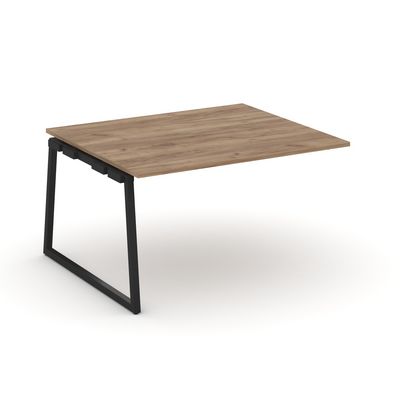 Style Project Fusion SN-4T1.NSPRG-032.3 (Дуб табак/Черный) Проходной наборный элемент переговорного стола