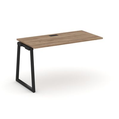 Style Project Fusion SN-4T1.ONRS-021 (Дуб табак/Черный) Проходной наборный элемент