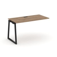 Style Project Fusion SN-4T1.ONRS-023 (Дуб табак/Черный) Проходной наборный элемент