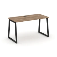 SN-4T1.SP-024 (Дуб табак/Черный) Стол письменный