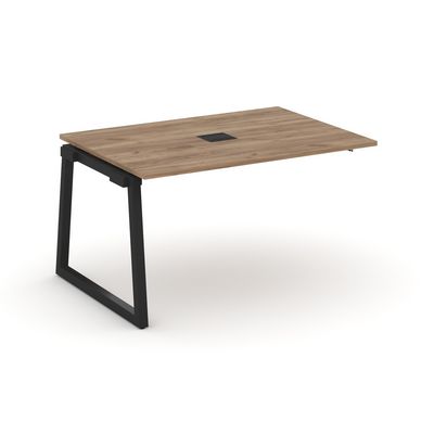 Style Project Fusion SN-5T1.NSPRG-001 (Дуб табак/Черный) Проходной наборный элемент переговорного стола