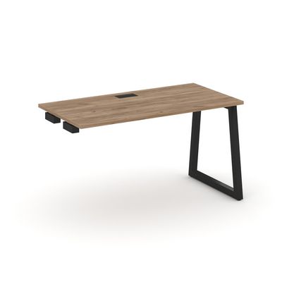 Style Project Fusion SN-5T1.OPRS-022 (Дуб табак/Черный) Стол приставка к опорным элементам