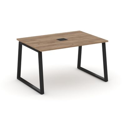 Стайл Проджект Фьюжн SN-6T1.SPRG-003 (Дуб табак/Черный) Стол переговорный