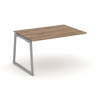 Style Project Fusion SN-4T1.NSPRG-001.3 (Дуб табак/Серый) Проходной наборный элемент переговорного стола