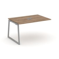 Style Project Fusion SN-4T1.NSPRG-002 (Дуб табак/Серый) Проходной наборный элемент переговорного стола