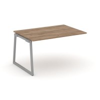 Style Project Fusion SN-4T1.NSPRG-004.3 (Дуб табак/Серый) Проходной наборный элемент переговорного стола