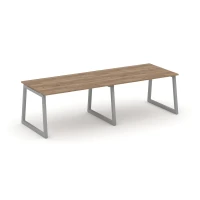 SN-5T1.SPRG-012.3 (Дуб табак/Серый) Стол переговорный