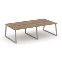 Style Project Fusion SN-6T1.DRS-041 (Дуб табак/Серый) Рабочая станция двухсторонняя