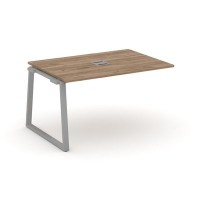 Style Project Fusion SN-6T1.NSPRG-001 (Дуб табак/Серый) Проходной наборный элемент переговорного стола