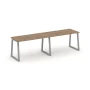 SN-6T1.ORS-024 Рабочая 1-сторонняя станция, ЛДСП дуб табак, серый м/к