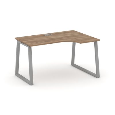 Style Project Fusion SN-6T1.SPA-002(R) (Дуб табак/Серый) Стол рабочий эргономичный