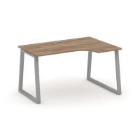 Style Project Fusion SN-6T1.SPA-022(R) (Дуб табак/Серый) Стол рабочий эргономичный