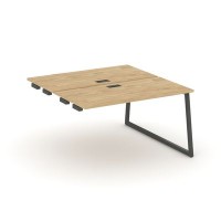 Style Project Fusion SN-4T1.DPRS-023 (Тиквуд светлый/Антрацит) Стол приставка к опорным элементам