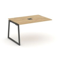 Style Project Fusion SN-4T1.NSPRG-004 (Тиквуд светлый/Антрацит) Проходной наборный элемент переговорного стола