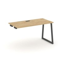 Style Project Fusion SN-4T1.OPRS-001 (Тиквуд светлый/Антрацит) Стол приставка к опорным элементам