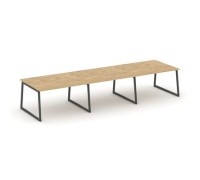 Стайл Проджект Фьюжн SN-4T1.SPRG-053.3 (Тиквуд светлый/Антрацит) Стол переговорный