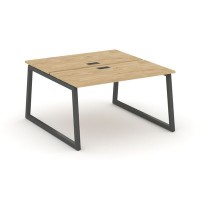 Style Project Fusion SN-5T1.DRS-002 (Тиквуд светлый/Антрацит) Рабочая станция двухсторонняя