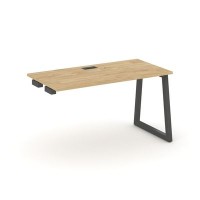 Style Project Fusion SN-5T1.OPRS-004 (Тиквуд светлый/Антрацит) Стол приставка к опорным элементам