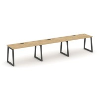 Style Project Fusion SN-5T1.ORS-052 (Тиквуд светлый/Антрацит) Рабочая станция односторонняя