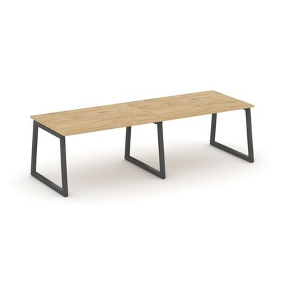 Style Project Fusion SN-5T1.SPRG-012.3 (Тиквуд светлый/Антрацит) Стол переговорный