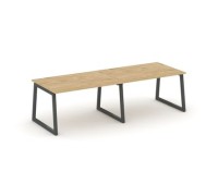Стайл Проджект Фьюжн SN-5T1.SPRG-014.3 (Тиквуд светлый/Антрацит) Стол переговорный