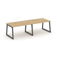 Style Project Fusion SN-5T1.SPRG-014.3 (Тиквуд светлый/Антрацит) Стол переговорный