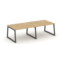 SN-5T1.SPRG-042.3 (Тиквуд светлый/Антрацит) Стол переговорный