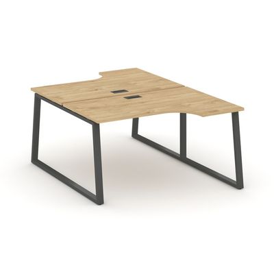 Style Project Fusion SN-6T1.DRPA-011 (Тиквуд светлый/Антрацит) Рабочая станция эргономичная