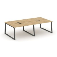 Style Project Fusion SN-6T1.DRS-033 (Тиквуд светлый/Антрацит) Рабочая станция двухсторонняя