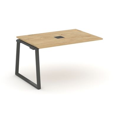 Style Project Fusion SN-6T1.NSPRG-004 (Тиквуд светлый/Антрацит) Проходной наборный элемент переговорного стола