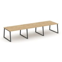 Style Project Fusion SN-6T1.SPRG-054.3 (Тиквуд светлый/Антрацит) Стол переговорный