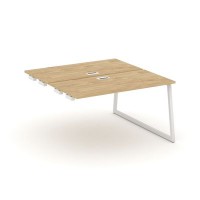 Style Project Fusion SN-4T1.DPRS-011 (Тиквуд светлый/Белый) Стол приставка к опорным элементам