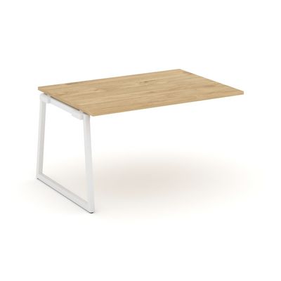 Style Project Fusion SN-4T1.NSPRG-001.3 (Тиквуд светлый/Белый) Проходной наборный элемент переговорного стола